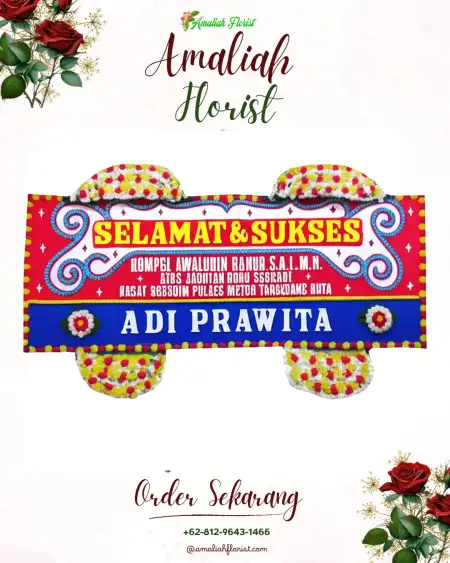Papan Bunga Ucapan Selamat Selopamioro