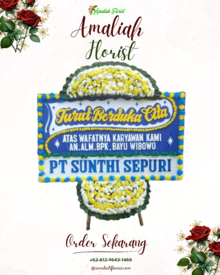 Papan Bunga Duka di Selopamioro
